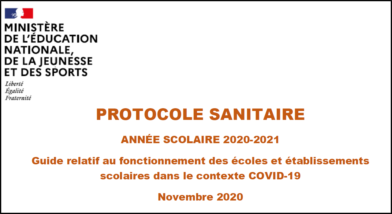 Protocole D accueil Novembre 2020 Circonscription De L Education Protocole D accueil Novembre 2020 Circonscription De L Education